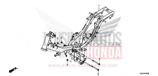 CARROSSERIE DE CHASSIS C125AK de 2019